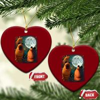 Funny Marcus The Worm New Year Ceramic Ornament Happy New Year 2026 Moon NYE Party - Wonder Print Shop