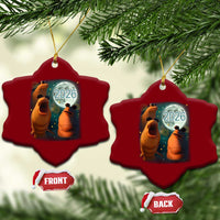Funny Marcus The Worm New Year Ceramic Ornament Happy New Year 2026 Moon NYE Party - Wonder Print Shop