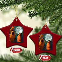 Funny Marcus The Worm New Year Ceramic Ornament Happy New Year 2026 Moon NYE Party - Wonder Print Shop