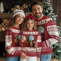 Funny Marcus The Worm New Year Ugly Christmas Sweater Happy New Year 2026 Moon NYE Party - Wonder Print Shop