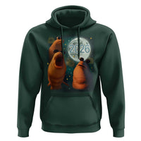 Funny Marcus The Worm New Year Hoodie Happy New Year 2026 Moon NYE Party - Wonder Print Shop
