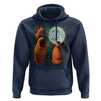Funny Marcus The Worm New Year Hoodie Happy New Year 2026 Moon NYE Party - Wonder Print Shop
