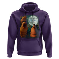 Funny Marcus The Worm New Year Hoodie Happy New Year 2026 Moon NYE Party - Wonder Print Shop
