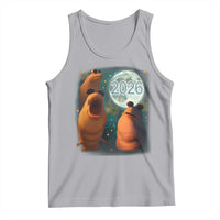 Funny Marcus The Worm New Year Tank Top Happy New Year 2026 Moon NYE Party - Wonder Print Shop