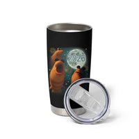 Funny Marcus The Worm New Year Tumbler Cup Happy New Year 2026 Moon NYE Party - Wonder Print Shop