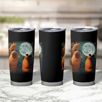 Funny Marcus The Worm New Year Tumbler Cup Happy New Year 2026 Moon NYE Party - Wonder Print Shop