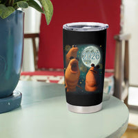 Funny Marcus The Worm New Year Tumbler Cup Happy New Year 2026 Moon NYE Party - Wonder Print Shop
