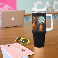 Funny Marcus The Worm New Year Tumbler With Handle Happy New Year 2026 Moon NYE Party - Wonder Print Shop