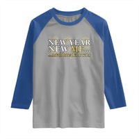 New Year New Me Mental Breakdowns Raglan Shirt Funny New Year Party Fireworks - Wonder Print Shop