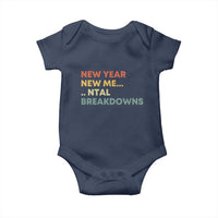 New Year New Me Mental Breakdowns Baby Onesie Funny New Year Party - Wonder Print Shop