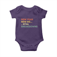 New Year New Me Mental Breakdowns Baby Onesie Funny New Year Party - Wonder Print Shop