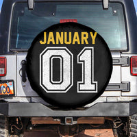 Funny January 01 New Years Eve Party Spare Tire Cover - Wonder Print Shop