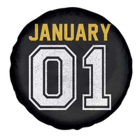 Funny January 01 New Years Eve Party Spare Tire Cover - Wonder Print Shop