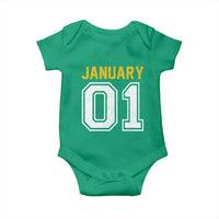 Funny January 01 New Years Eve Party Baby Onesie - Wonder Print Shop