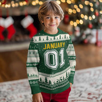Funny January 01 New Years Eve Party Ugly Christmas Sweater - Wonder Print Shop