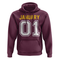 Funny January 01 New Years Eve Party Hoodie - Wonder Print Shop