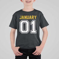Funny January 01 New Years Eve Party T Shirt For Kid - Wonder Print Shop