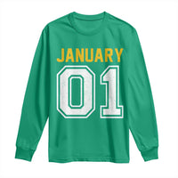 Funny January 01 New Years Eve Party Long Sleeve Shirt - Wonder Print Shop