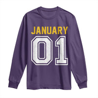 Funny January 01 New Years Eve Party Long Sleeve Shirt - Wonder Print Shop
