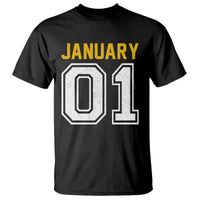 Funny January 01 New Years Eve Party T Shirt - Wonder Print Shop