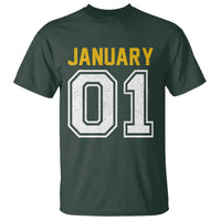 Funny January 01 New Years Eve Party T Shirt - Wonder Print Shop