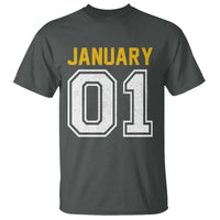 Funny January 01 New Years Eve Party T Shirt - Wonder Print Shop
