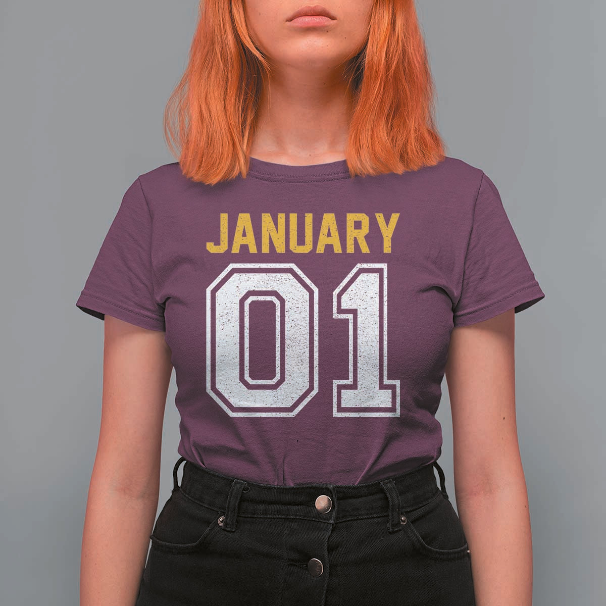 Funny January 01 New Years Eve Party T Shirt For Women - Wonder Print Shop