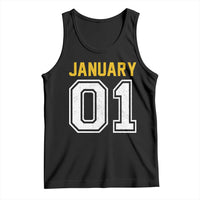 Funny January 01 New Years Eve Party Tank Top - Wonder Print Shop