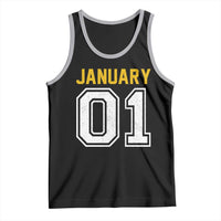 Funny January 01 New Years Eve Party Tank Top - Wonder Print Shop