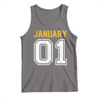 Funny January 01 New Years Eve Party Tank Top - Wonder Print Shop