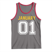 Funny January 01 New Years Eve Party Tank Top - Wonder Print Shop