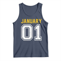 Funny January 01 New Years Eve Party Tank Top - Wonder Print Shop