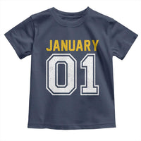 Funny January 01 New Years Eve Party Toddler T Shirt - Wonder Print Shop