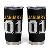 Funny January 01 New Years Eve Party Tumbler Cup - Wonder Print Shop