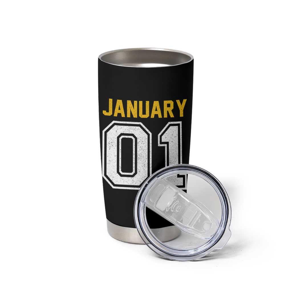 Funny January 01 New Years Eve Party Tumbler Cup - Wonder Print Shop