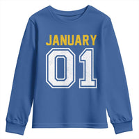 Funny January 01 New Years Eve Party Youth Sweatshirt - Wonder Print Shop