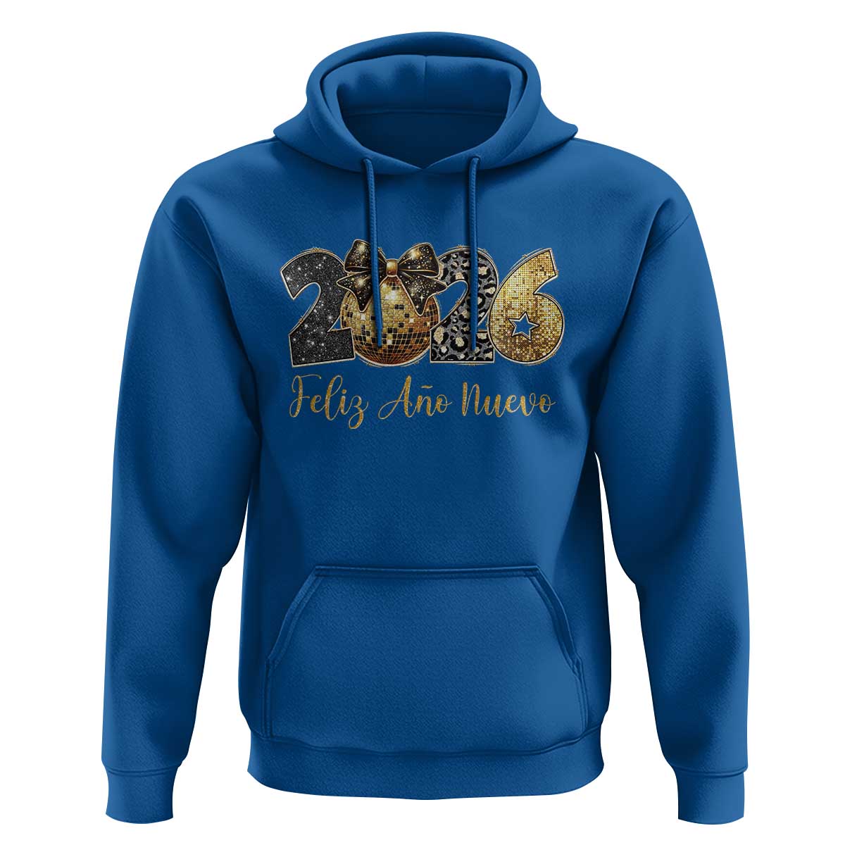 Spanish New Year 2026 Hoodie Feliz Ano Nuevo NYE Party Disco Ball - Wonder Print Shop