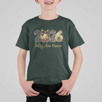 Spanish New Year 2026 T Shirt For Kid Feliz Ano Nuevo NYE Party Disco Ball - Wonder Print Shop