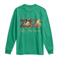 Spanish New Year 2026 Long Sleeve Shirt Feliz Ano Nuevo NYE Party Disco Ball - Wonder Print Shop