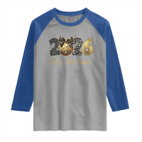 Spanish New Year 2026 Raglan Shirt Feliz Ano Nuevo NYE Party Disco Ball - Wonder Print Shop