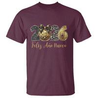 Spanish New Year 2026 T Shirt Feliz Ano Nuevo NYE Party Disco Ball - Wonder Print Shop