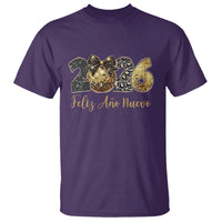 Spanish New Year 2026 T Shirt Feliz Ano Nuevo NYE Party Disco Ball - Wonder Print Shop