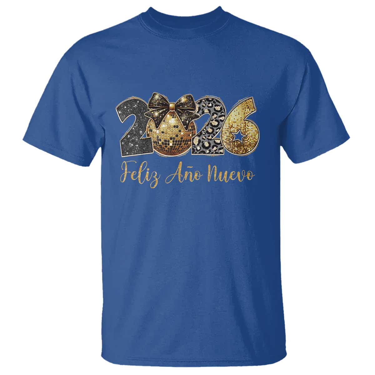 Spanish New Year 2026 T Shirt Feliz Ano Nuevo NYE Party Disco Ball - Wonder Print Shop