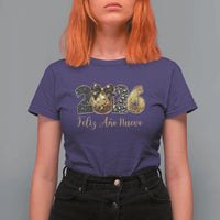Spanish New Year 2026 T Shirt For Women Feliz Ano Nuevo NYE Party Disco Ball - Wonder Print Shop