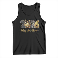Spanish New Year 2026 Tank Top Feliz Ano Nuevo NYE Party Disco Ball - Wonder Print Shop