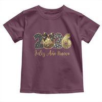 Spanish New Year 2026 Toddler T Shirt Feliz Ano Nuevo NYE Party Disco Ball - Wonder Print Shop