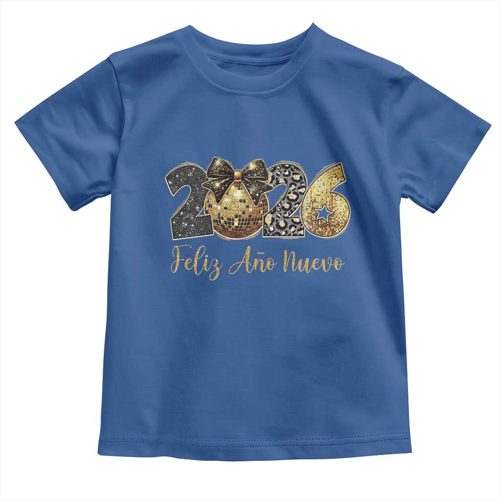 Spanish New Year 2026 Toddler T Shirt Feliz Ano Nuevo NYE Party Disco Ball - Wonder Print Shop