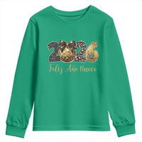 Spanish New Year 2026 Youth Sweatshirt Feliz Ano Nuevo NYE Party Disco Ball - Wonder Print Shop