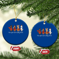 Funny Chinese New Year 2026 Ceramic Ornament New Year Same Silly Horse - Wonder Print Shop