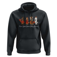 Funny Chinese New Year 2026 Hoodie New Year Same Silly Horse - Wonder Print Shop